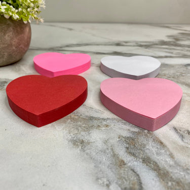 Sticky Note Pad - Hearts - Thick - Winter Sunshine Marketplace